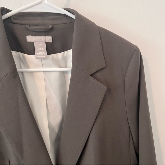 H&M Oversized Gray Women’s Blazer Size Small - Picture 2 of 10